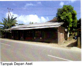 1 BIDANG TANAH DENGAN TOTAL LUAS 300 M2 BERIKUT BANGUNAN DI KABUPATEN LOMBOK TENGAH