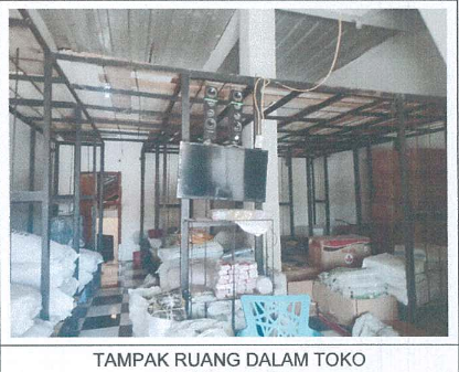 1 BIDANG TANAH DENGAN TOTAL LUAS 134 M2 BERIKUT BANGUNAN DI KOTA BIMA