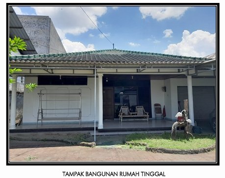 1 BIDANG TANAH DENGAN TOTAL LUAS 400 M2 BERIKUT BANGUNAN DI KOTA MATARAM